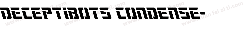 Deceptibots Condense字体转换